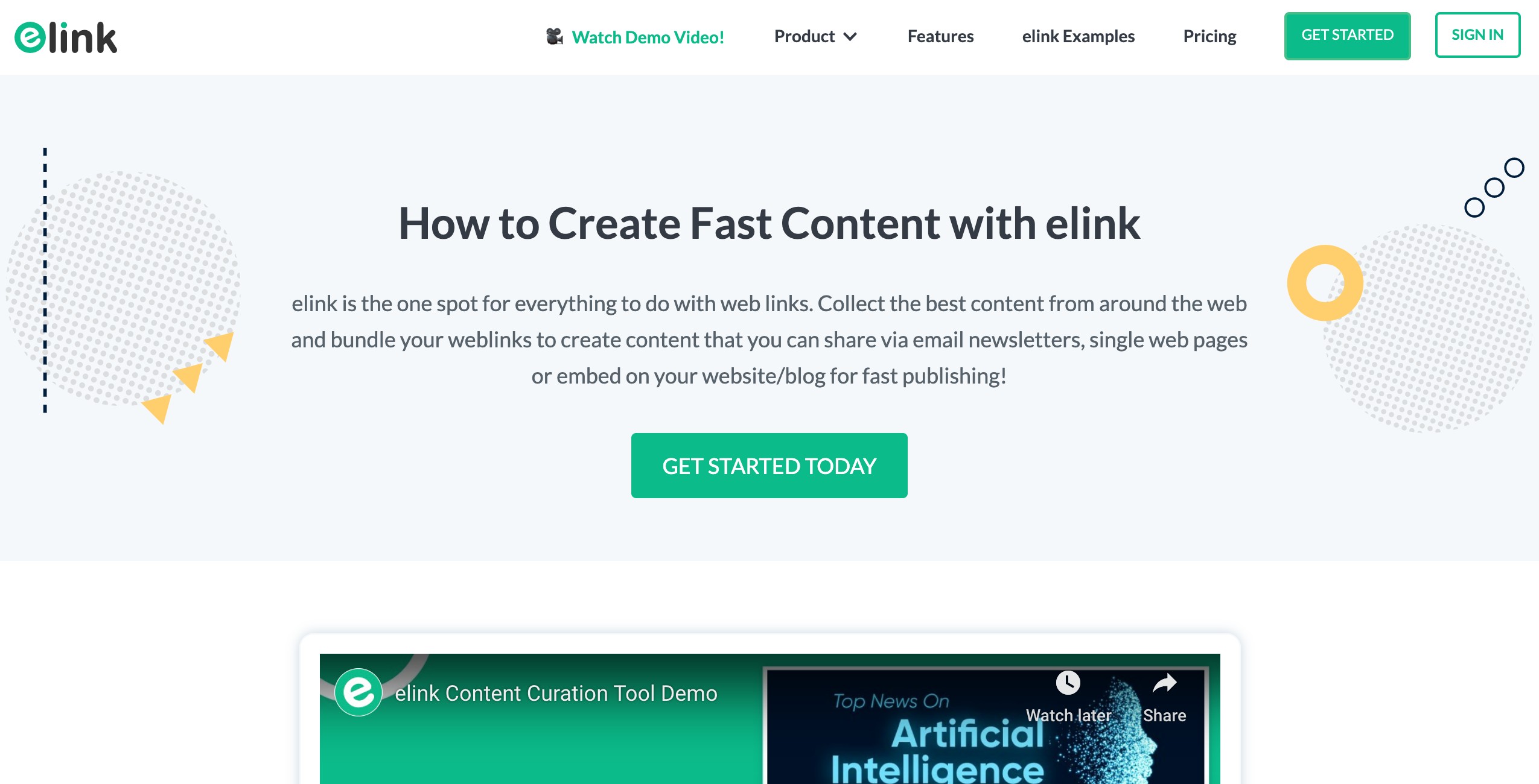 Getting Started | elink