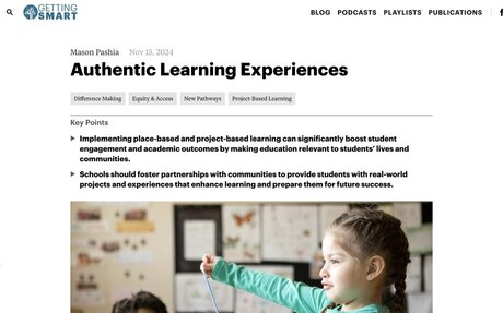 Authentic Learning Experiences | elink