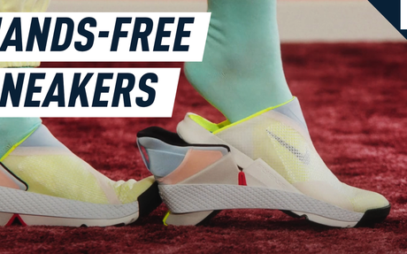 Nike's futuristic hands-free shoes open and close around your feet