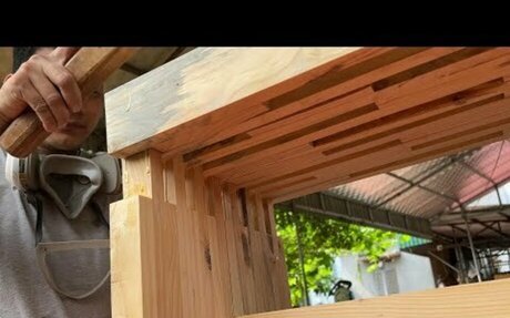 Awesome DIY Wood Projects For Absolute Beginners // Build A Simple Bench Out Of Small Wood
