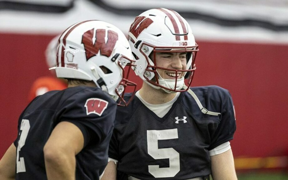 Lucas: From his head to his feet, Graham Mertz is embracing a season of change | Wiscon...