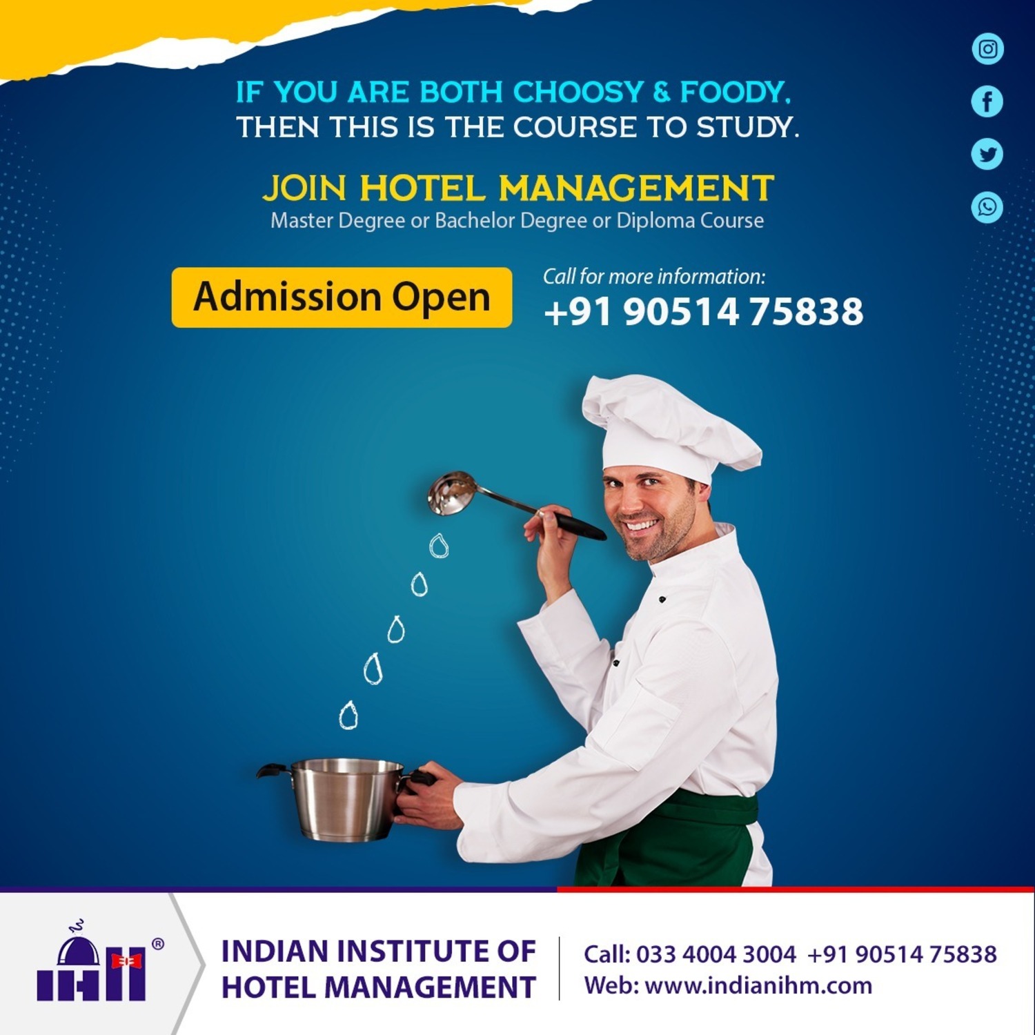 Indian Institute of Hotel Management - Best Hotel Management | elink