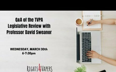 TVPA Legislative Review with Prof. David Sweanor
