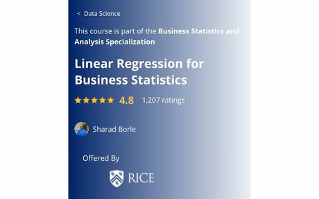 Linear Regression for Business Statistics