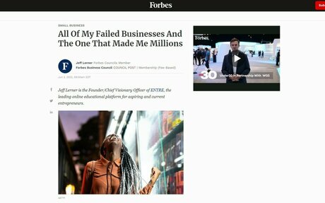 Business Failure to Business Success - Jeff Lerner