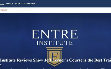 Jeff Lerner is a serial entrepreneur, speaker, author, and musician.Entre Institute Reviews Show Jeff Lerner's Course is the Best Training Onlineelink.io