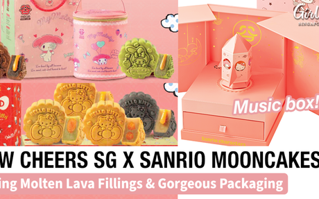 New Cheers X Sanrio Molten Lava Mooncakes In Singapore Come In A Music Box, Lunch Bag &...