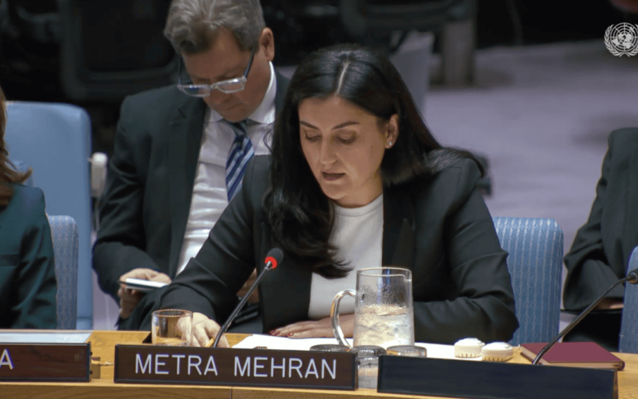 Point de presse du Conseil de sécurité de l'ONU sur l'Afghanistan par Metra Mehran