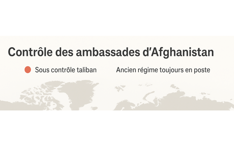 Diplomatie en exil : ce que révèlent les ambassades d’Afghanistan sous et hors contrôle...