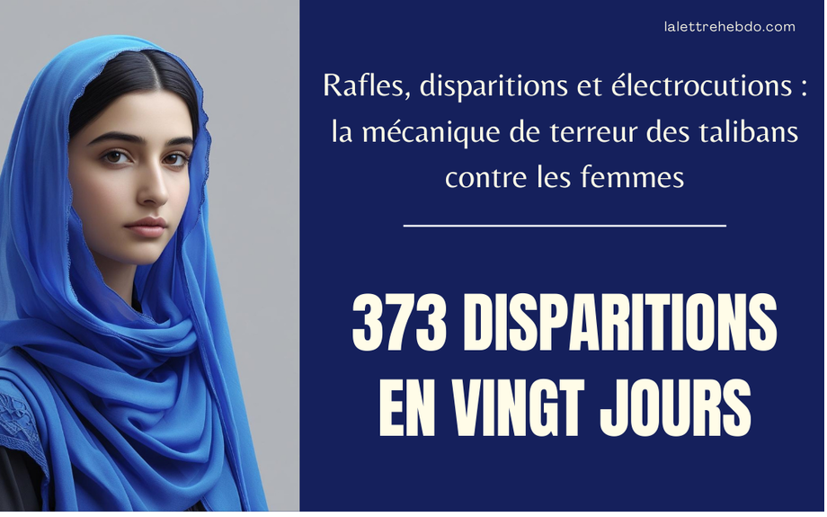 Rafles, disparitions et électrocutions : la mécanique de la terreur des talibans contre...