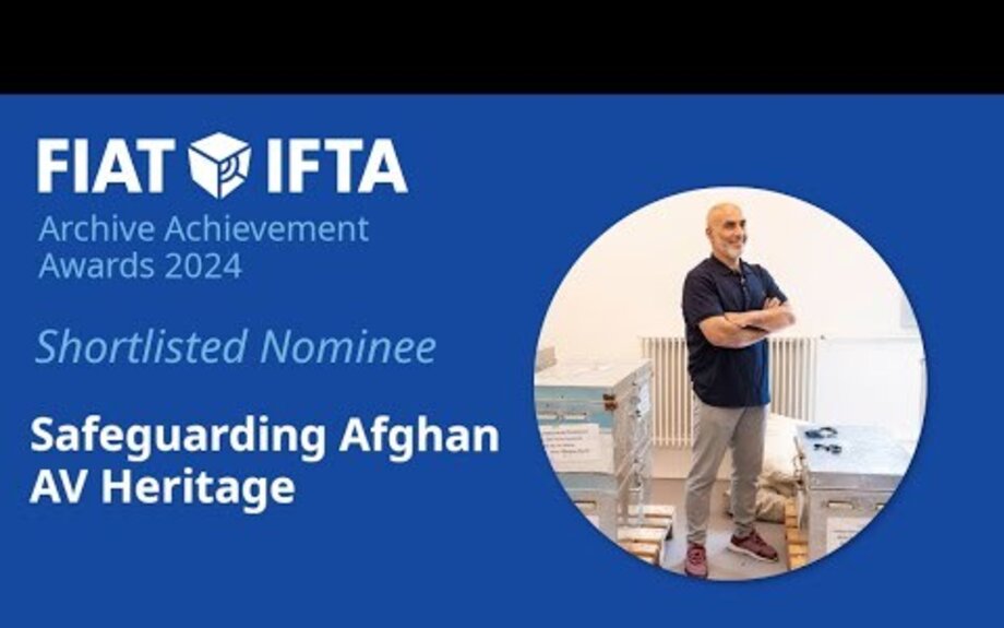 Safeguarding the Afghan Audiovisual Heritage