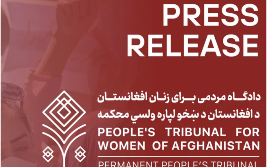 Lancement d'un Tribunal populaire pour les femmes d'Afghanistan devant le Tribunal populaire permanent
