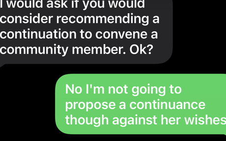 Texts, emails show officials trying to find path forward for controversial outdoor event space