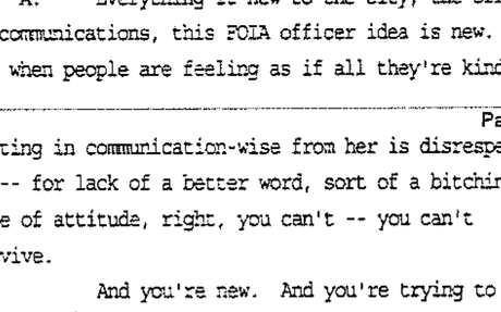 'You need to get rid of her': Fired FOIA officer's 'dogged persistence' bothered some