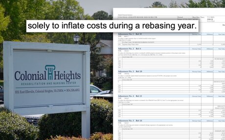 Virginia nursing home appeared to 'inflate' costs to get more Medicaid money, audit suggests