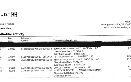How much did Henrico officials spend on group trip to Phoenix?