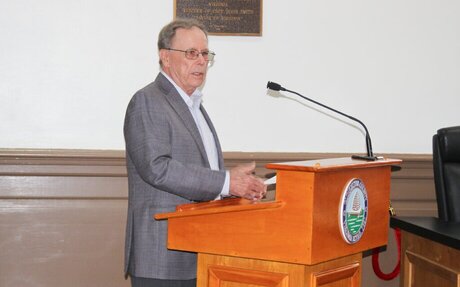 Public addresses county administrator’s dismissal