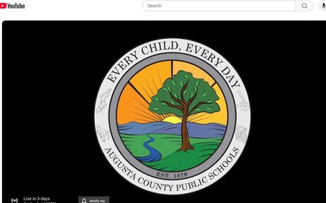 Augusta County School Board meetings will stream on YouTube, not Facebook, going forward