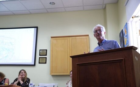 Library hearing draws overflow crowd