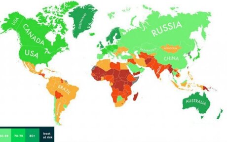 Estos son los países con más probabilidades de sobrevivir al cambio climático.