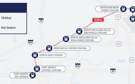 TEXRail Schedule - Trinity Metro | elink