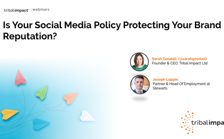 Webinar: Social Media Policy With Stewarts Law #Webinar