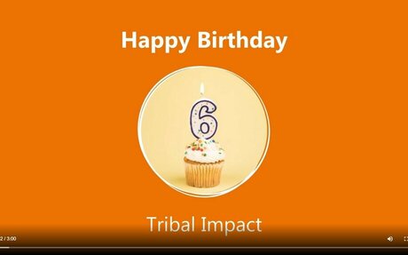 Happy 6th Birthday Tribal Impact #Birthday 