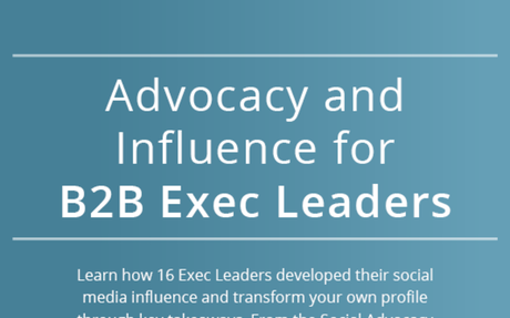 Advocacy And Influence For B2B Exec Leaders eBook #Advocacy